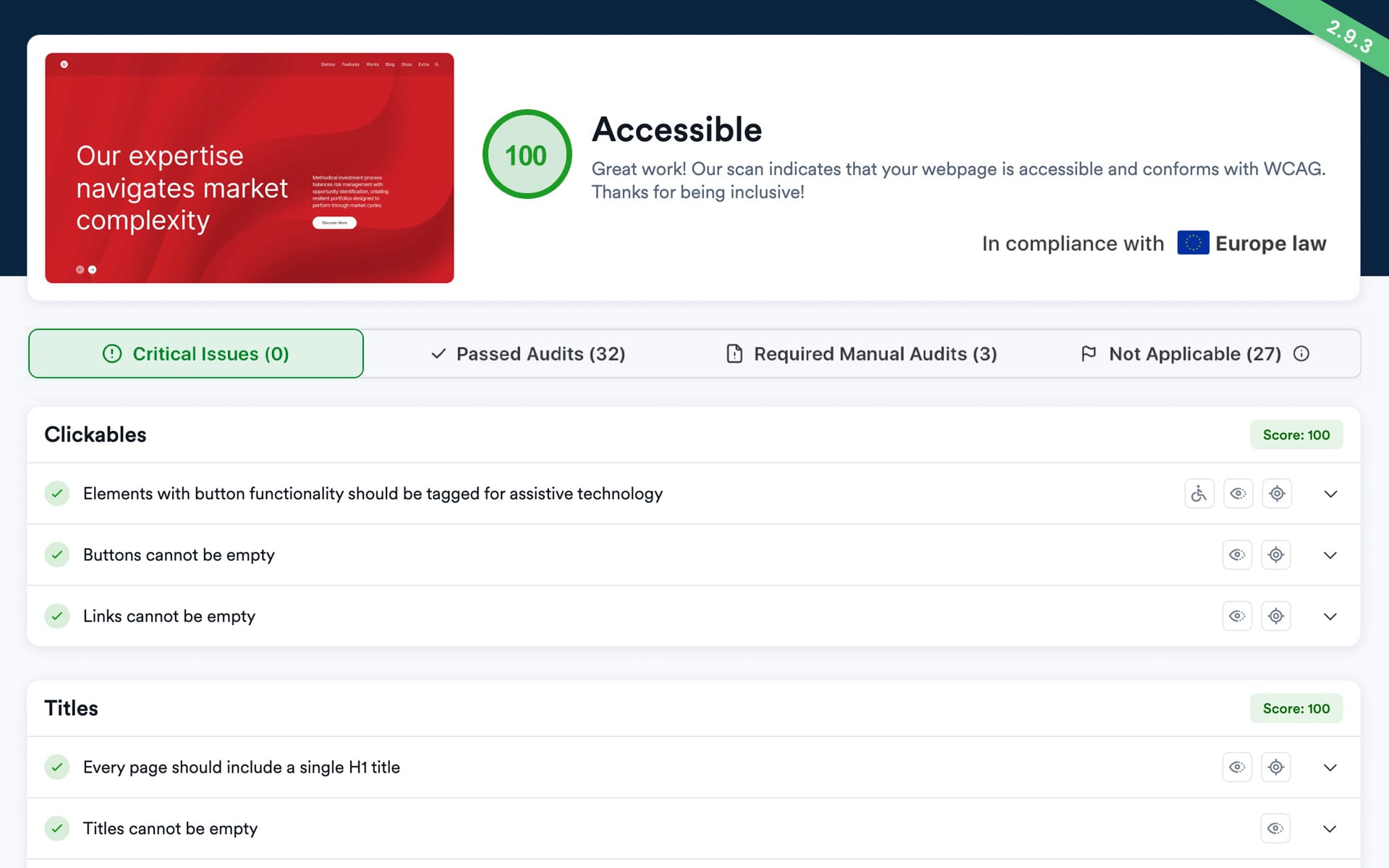 WCAG & Accessibility WordPress